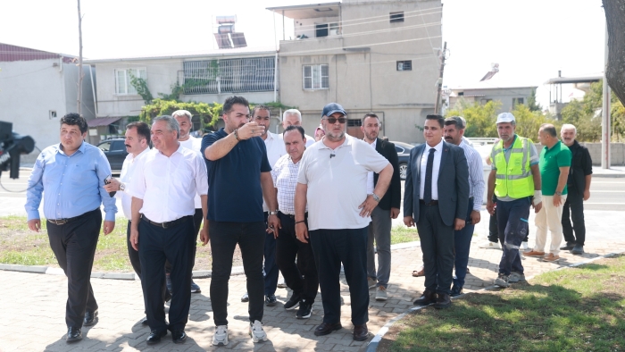Başkan Akpınar Karaziyaret’te Prestij Sokak Projesini İnceledi